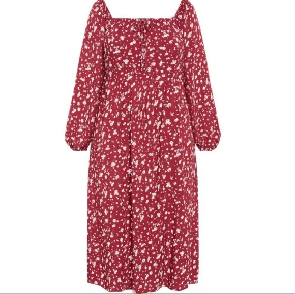 NWT City Chic Floral Jessie Dress In Retro Ditsie Size 20W/2X - Picture 3 of 10
